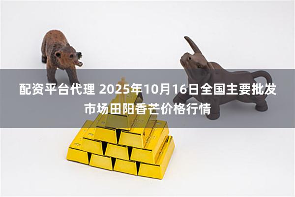 配资平台代理 2025年10月16日全国主要批发市场田阳香芒价格行情