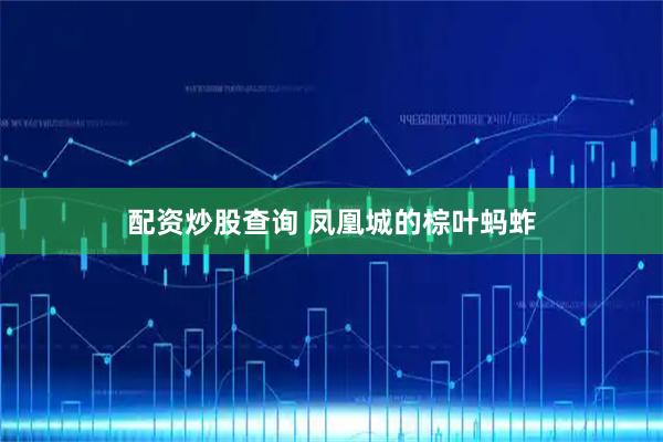 配资炒股查询 凤凰城的棕叶蚂蚱
